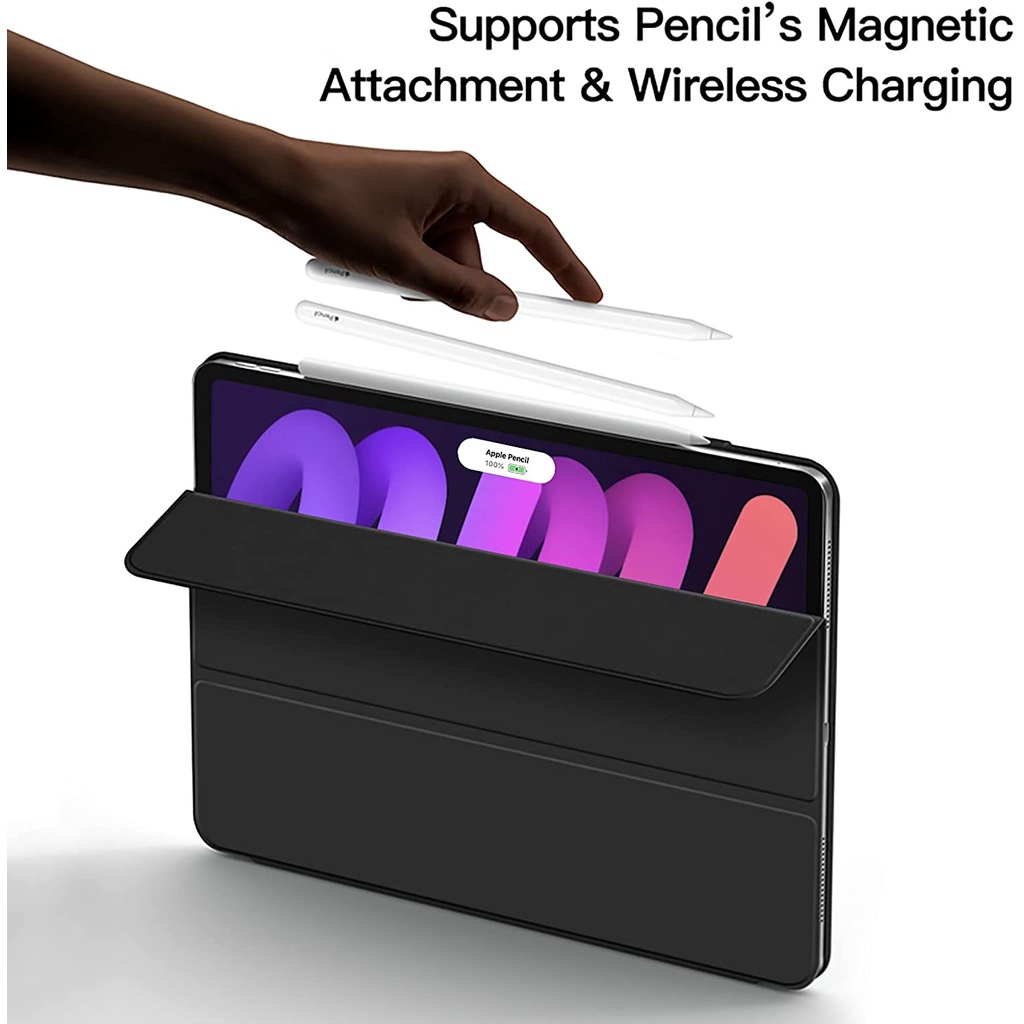 【Beli dua diskon 20%】 Goojodoq For IPad  Magnetik Protective Tablet Holder Case For Pro 11 10.2 10.9 11 12.9 Air 2020 Case