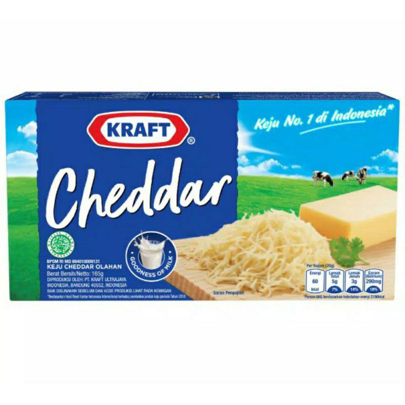 

Kraft cheddar 165gr