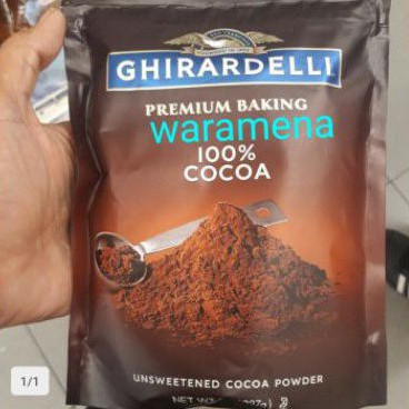

Ghirardelli 100% cocoa unsweetened cocoa powder 227g