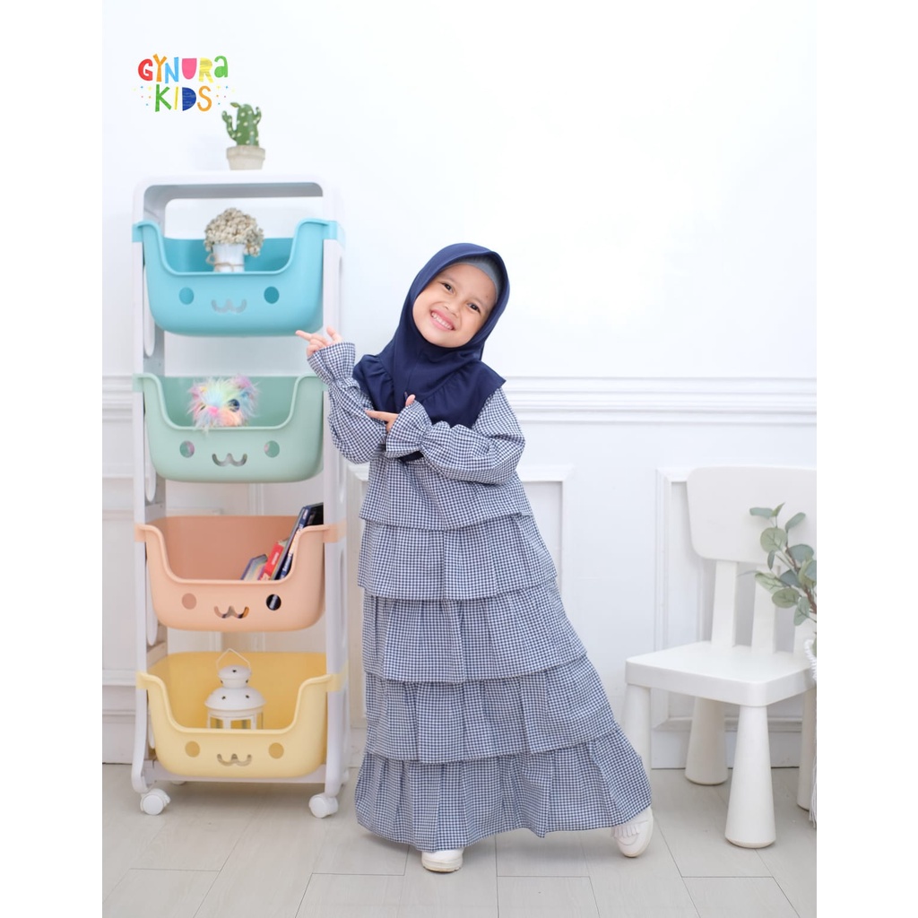 GAMIS ANAK PEREMPUAN REMAJA TANGGUNG TERBARU 2022 BAHAN KATUN NYAMAN DRESS GYNURA KIDS GR 02