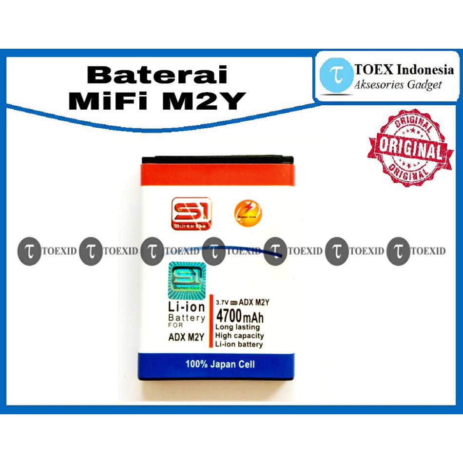 Baterai Modem MiFi Andromax M2Y / XL GO MoviMax MV 4G - Batre Double Power IC - Super One Original