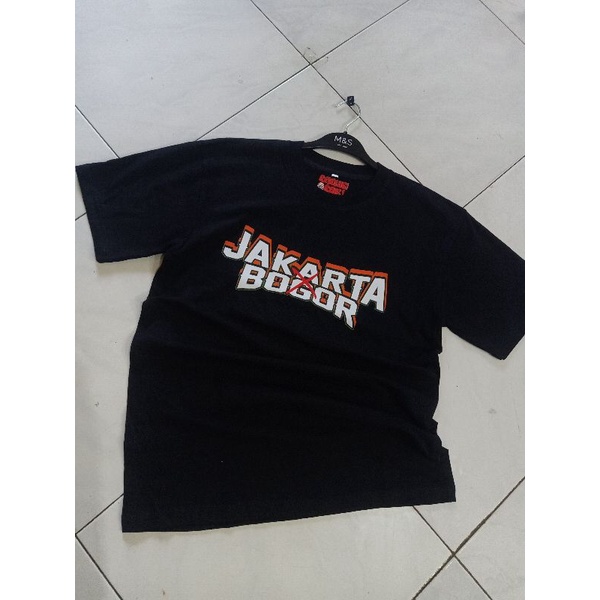 Kaos Jakmania Versi Jakarta-Bogor ( HITAM )