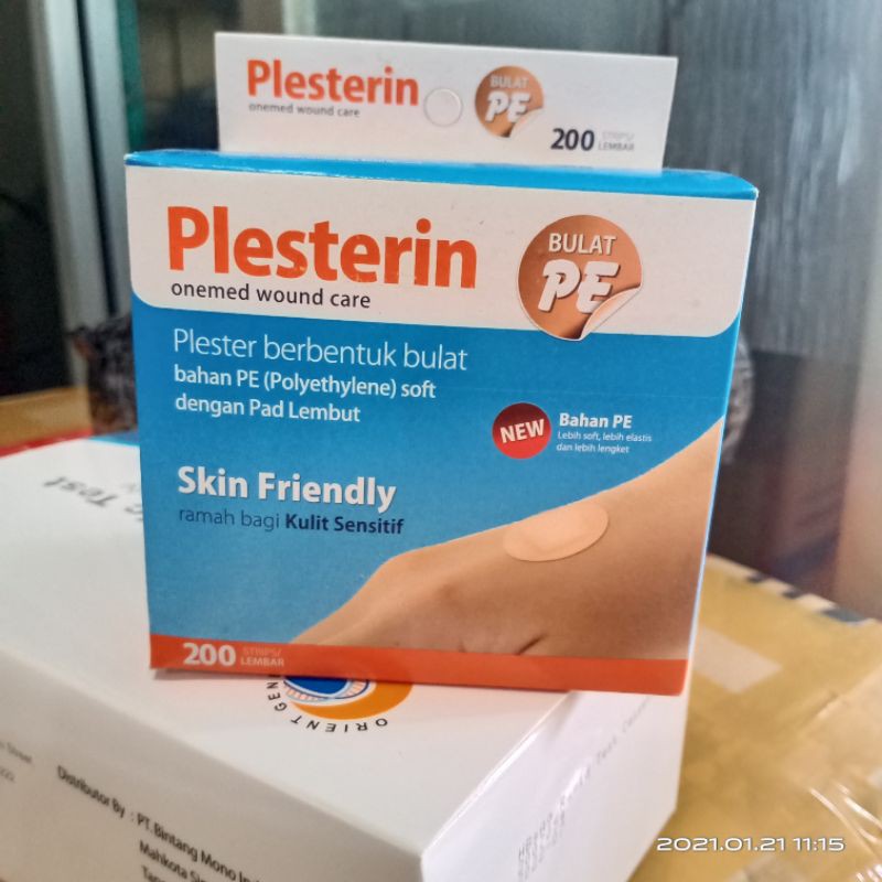 Plesterin PE COKLAT Plester Bulat Coklat PERBOX