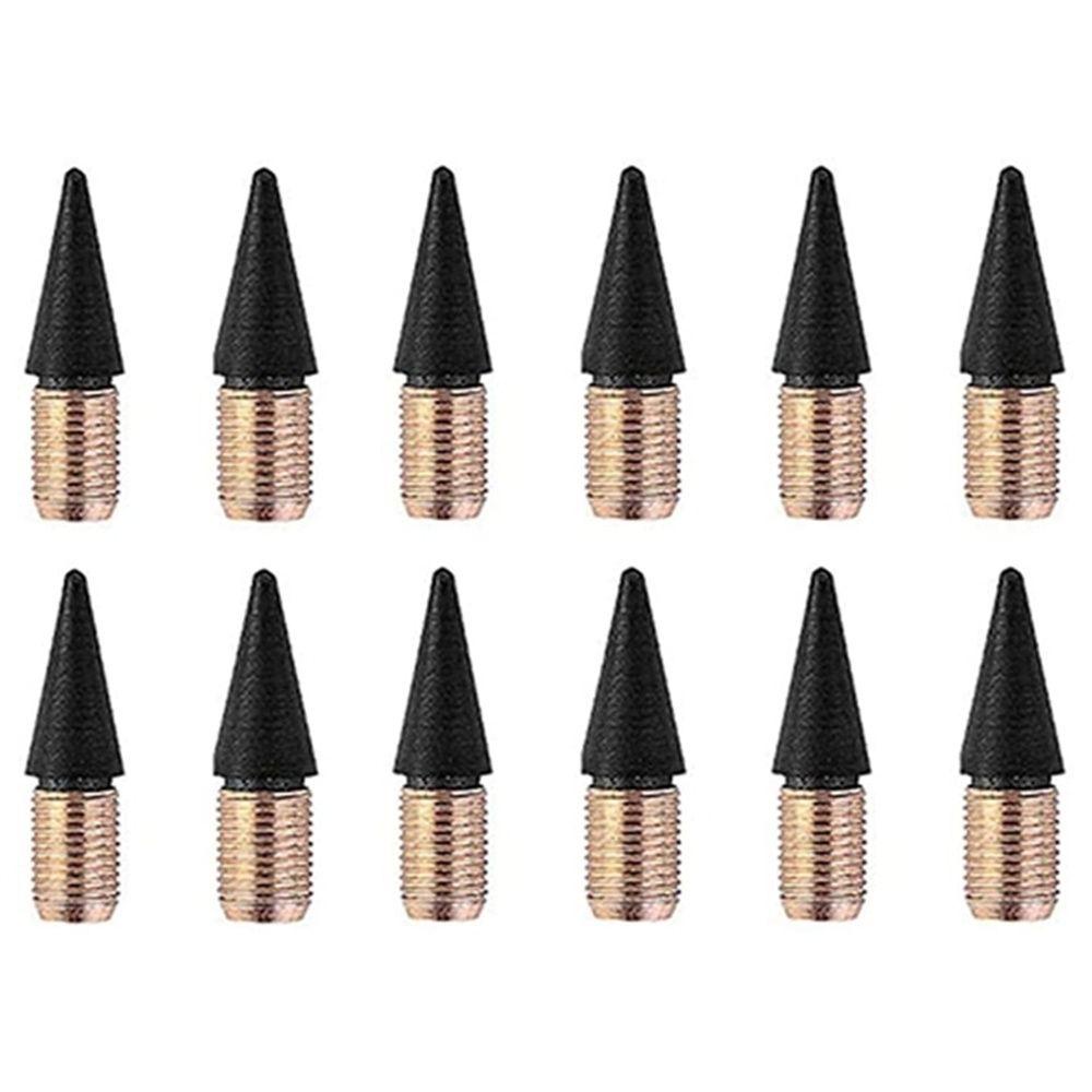 Mxbeauty Eternal Pencil Nib 5Pcs Stationery Tanpa Tinta Pen Universa Replaceable Unlimited Tulisan Ujung Kepala Pensil