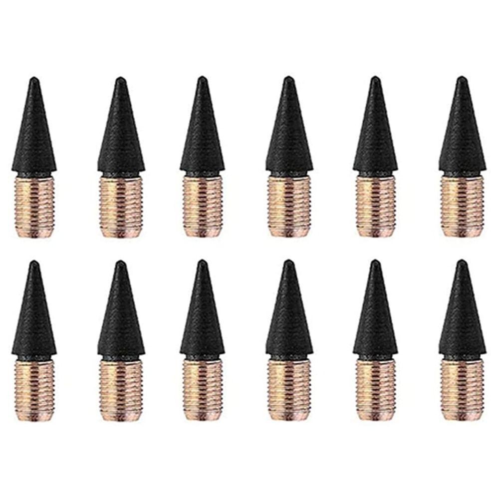 Mxbeauty Eternal Pencil Nib 5Pcs Stationery Tanpa Tinta Pen Universa Replaceable Unlimited Tulisan Ujung Kepala Pensil