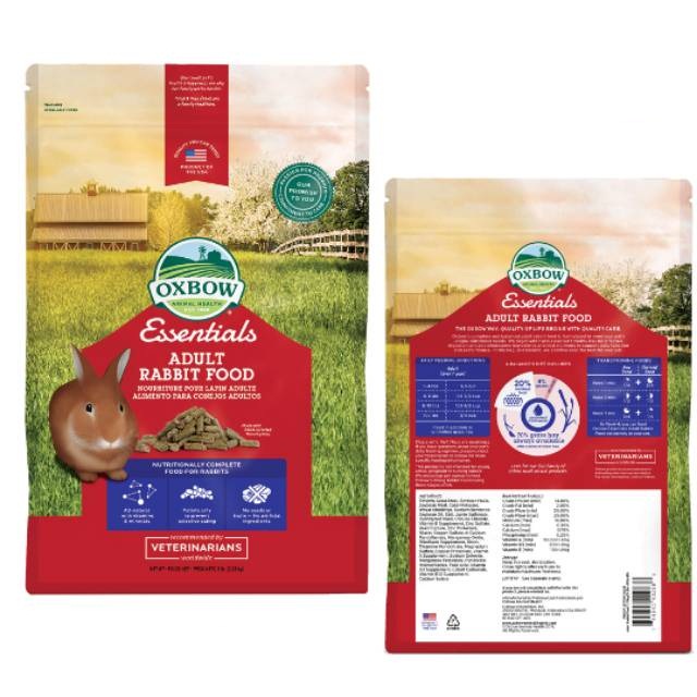 Makanan Kelinci Oxbow Adult Rabbit Pelet 5lb 2.25kg