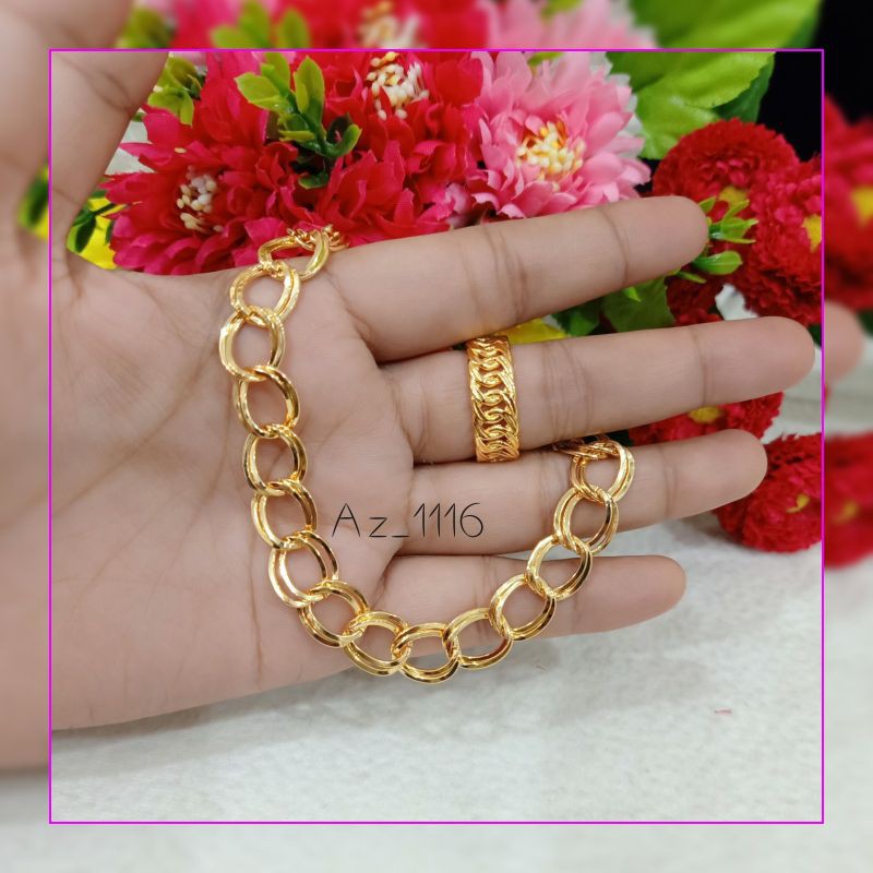 Set perhiasan polos gold 24k_set perhiasan dewasa