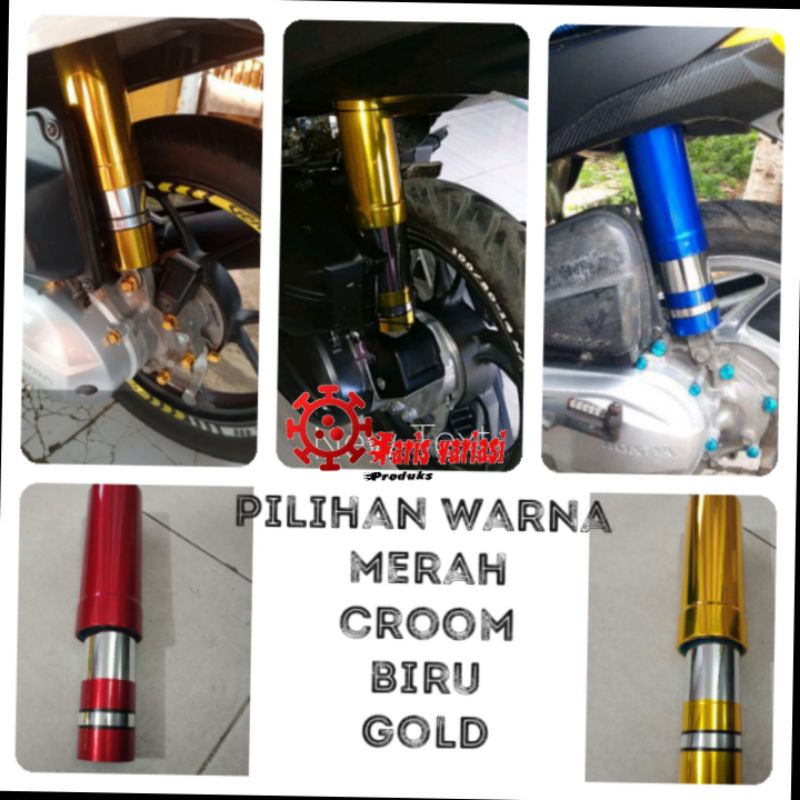 Cover shock belakang sok variasi vario genio beat scoopy