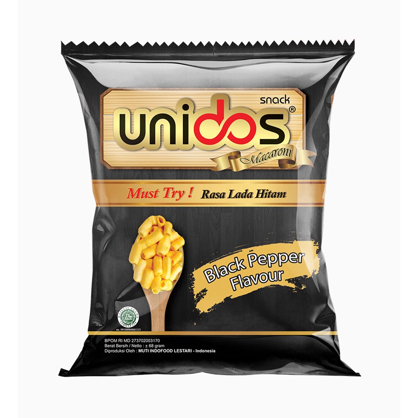 

Unidos Rasa Black Pepper, Unidos Rasa Pizza, Unidos Rasa BBQ Pedas Gurih dan Enak