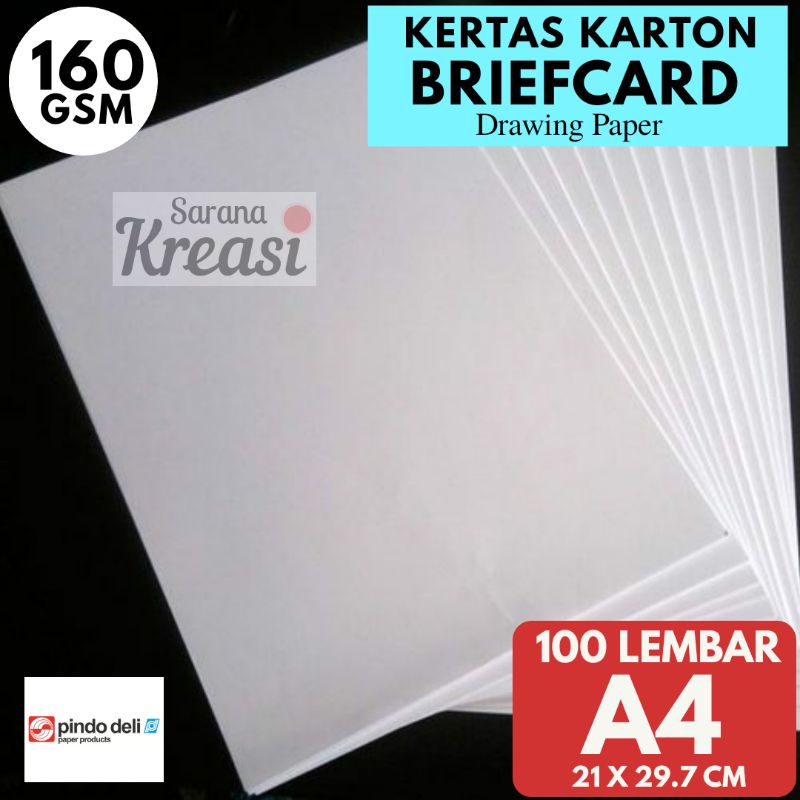 

Kertas Karton/Manila BC A4 isi 100 Lembar (Briefcard)