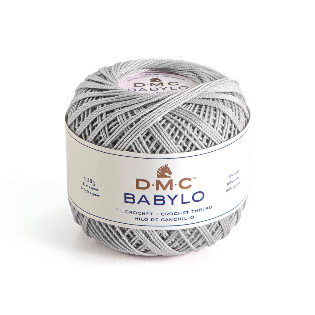 Benang Crochet DMC Babylo 50 Gram - 415 - Pearl Gray Abu