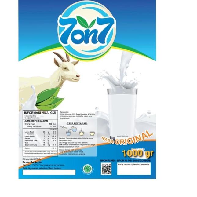 

COD !! 9.9 Susu Kambing Etawa Kemasan 1000 gr [KODE 29]