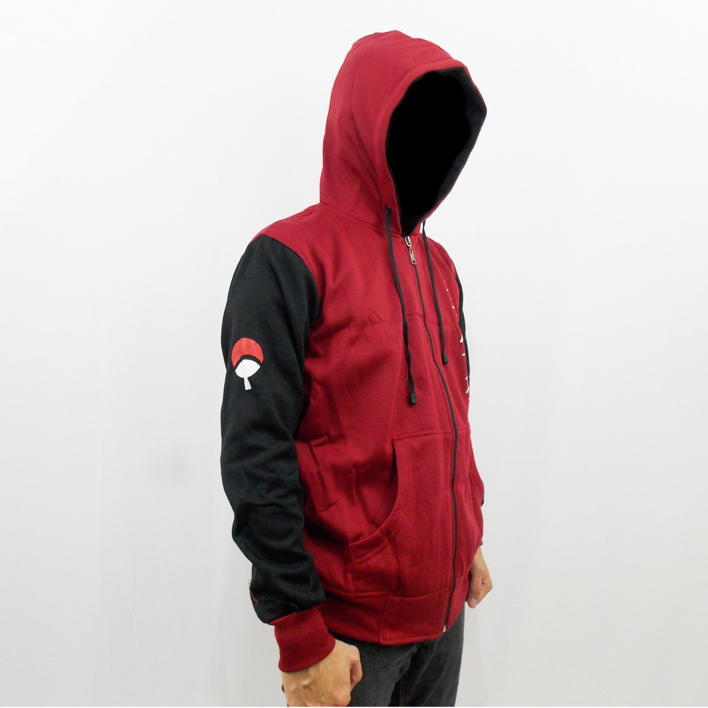 JAKET ANIME NARUTO UCHIHA CLAN - JAKET NARUTO UCHIHA CLAN - JAKET UCHIHA CLAN SASUKE ITACHI 01