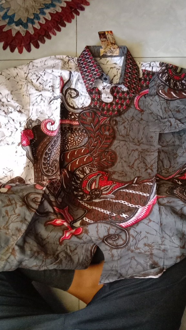 Batik Pria Kemeja Batik Pria Lengan Pendek Batik Katun Banyak Motif M L Xl
