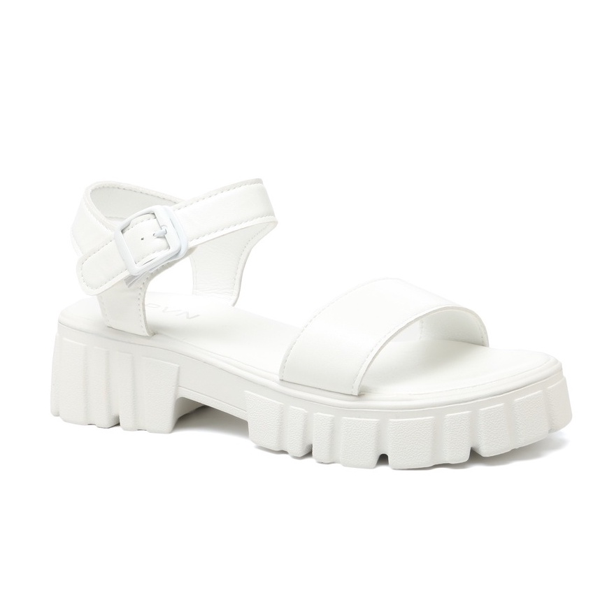 PVN Micha Sandal Wanita Black Cream Lilac 241-Domiq - White