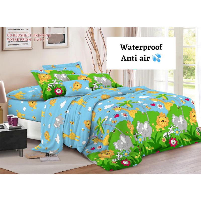 sprei waterfroop karakter murah ukuran 120x200,160x200,180x200,200x200-K4
