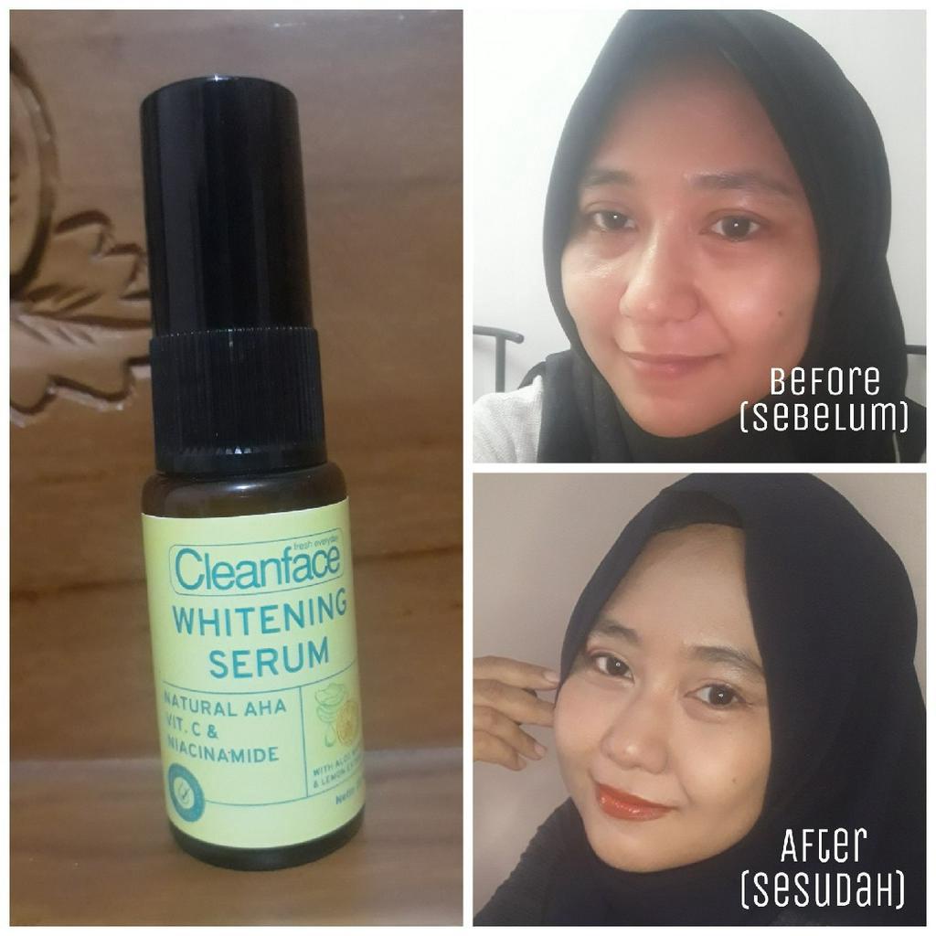 Purbasari Cleanface Whitening Serum Pencerah Wajah