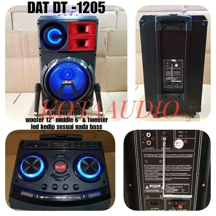 SPEAKER PORTABLE DAT DT 1205 BLUETOOTH ELECTRO DAT DT1205