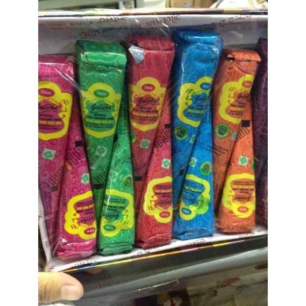 

Golecha mix warna jual satu pak isi 12 pc