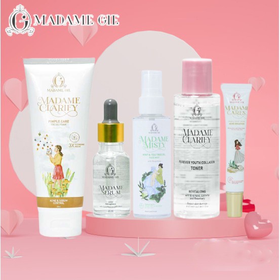 ⭐️ Beauty Expert ⭐️ Madame Gie Skin Care | Clarify Face Toner | Facial Foam 100ml | Serum 20ml | Madame Gie