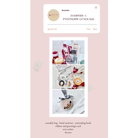 

HAMPERS 1 TANPA JOURNALLING BOOK