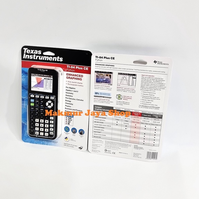 

Calculator Texas Instruments TI-84 Plus CE Graphing Kalkulator Sekolah