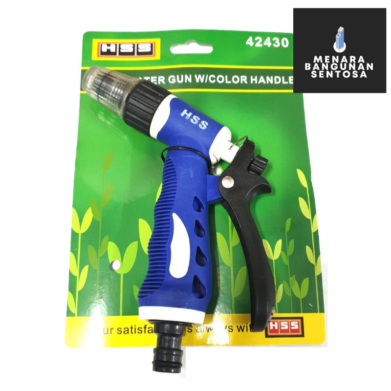 Semprotan Air Taman HSS Transparan 42430 - Water Spray Gun Hose Nozzle