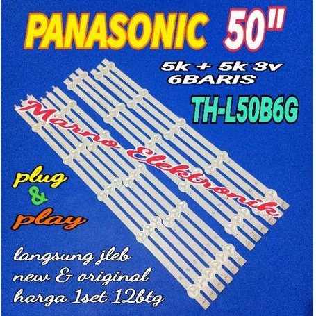 BL BACKLIGHT LED TV PANASONIC 50 INCH TH-L50B6G BL PANASONIK 50IN TH L50B6G