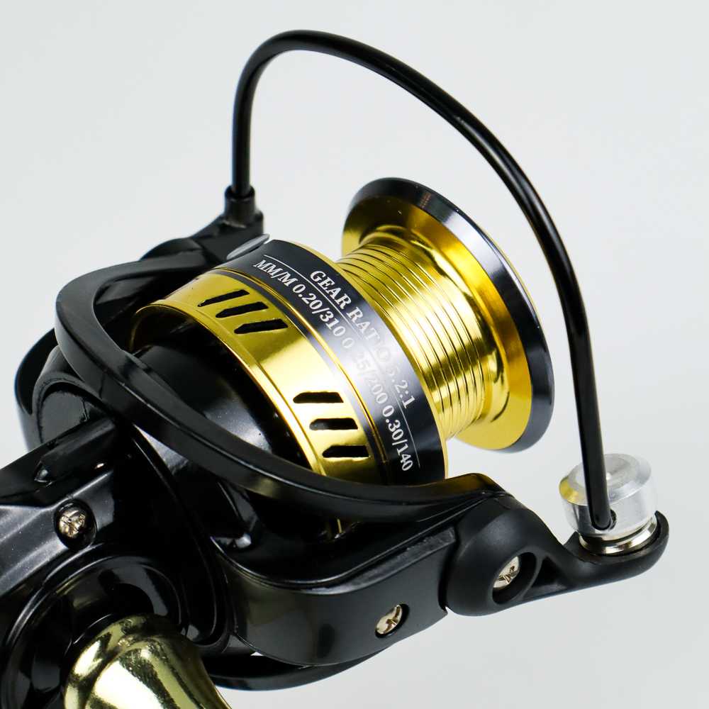 Reel Pancing Spinning Fishing Reel Kumparan 5+1BB 5.2:1