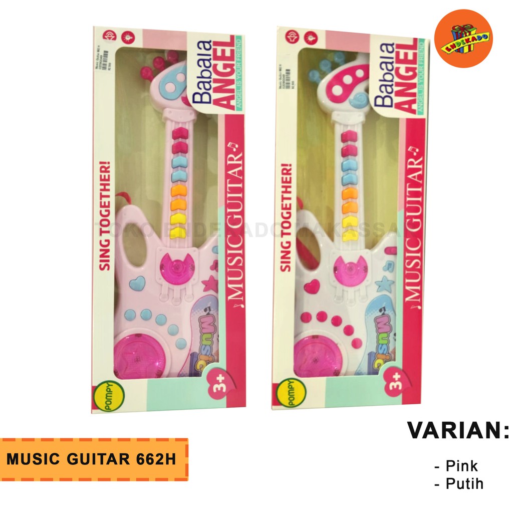 MUSIC GUITAR 662 H- Mainan Gitar Anak