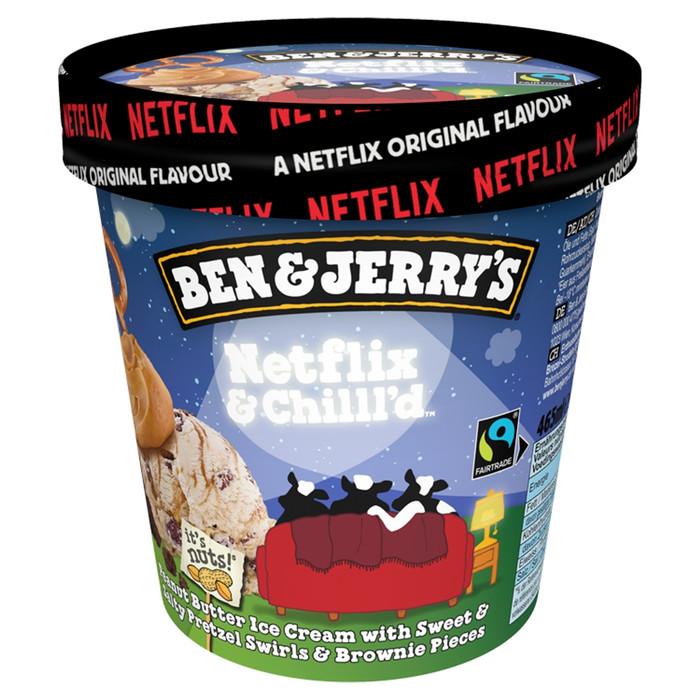 

Makanan Beku | Ben & Jerry'S Ice Cream Netflix & Chill'D