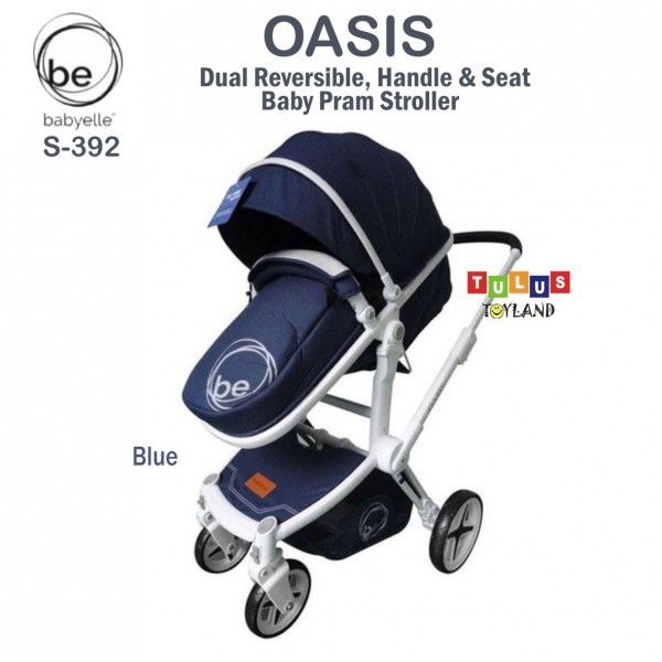 Babyelle OASIS S 392﻿ Stroller Pram hadap ibu dual reversible handle rangka lipat kompak Baby Elle S392