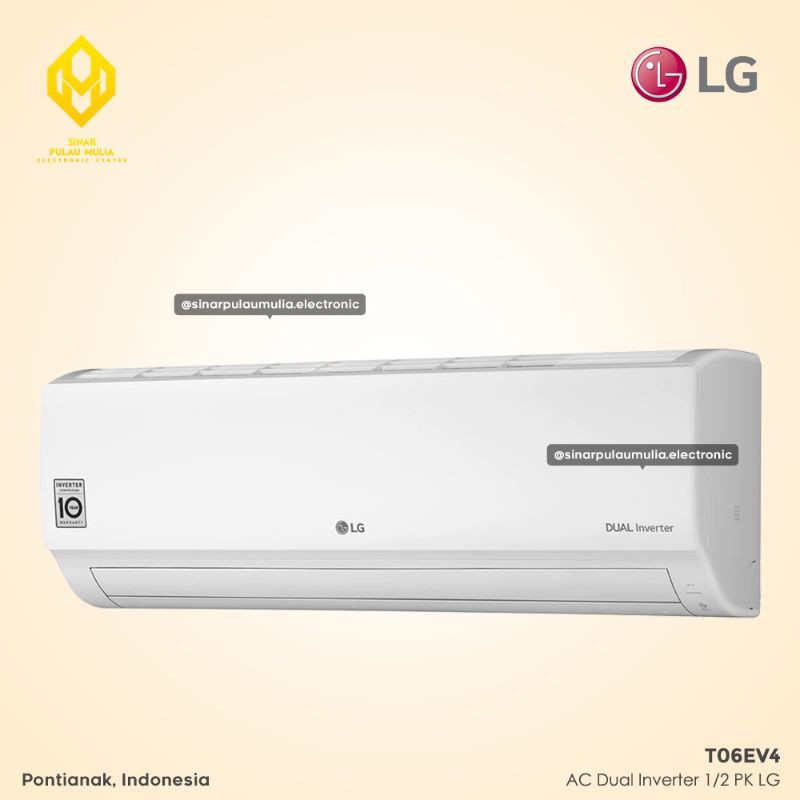 LG AC DUALCOOL Inverter 1/2 PK Watt Control - T06EV4 / T 06 EV 4 / T 06EV4 / T 06EV 4