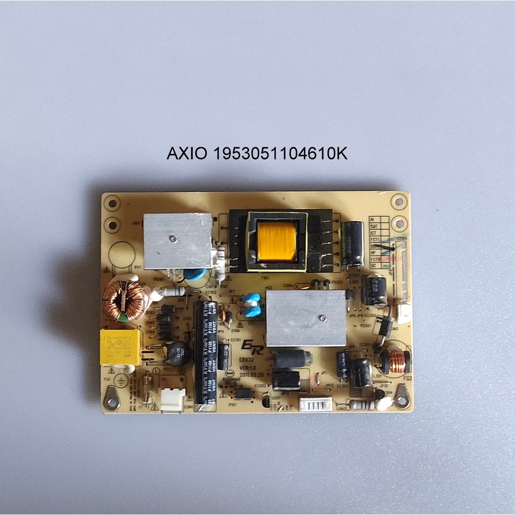 PSU LED Monitor Axioo 1953051104610K Mesin Power Supply LCD ER932 Ver 1.0 PCB Regulator DC 12V + LED