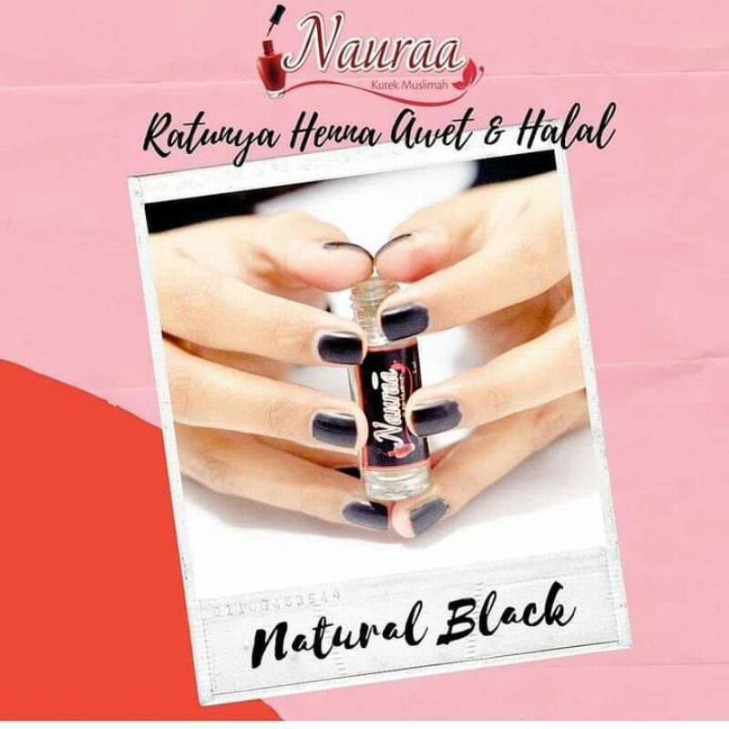 Kutek Nauraa Muslimah Natural Black
