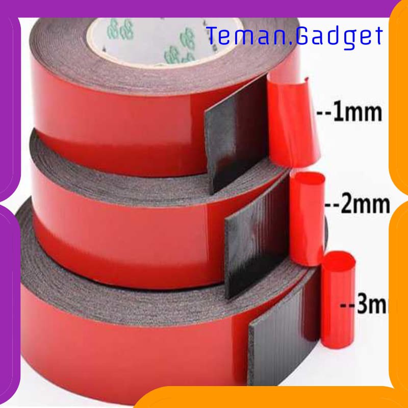 TG-DE442 NIKTO TAPE LAKBAN DOUBLE TAPE 3M FOAM SERBA GUNA SIZE 10M