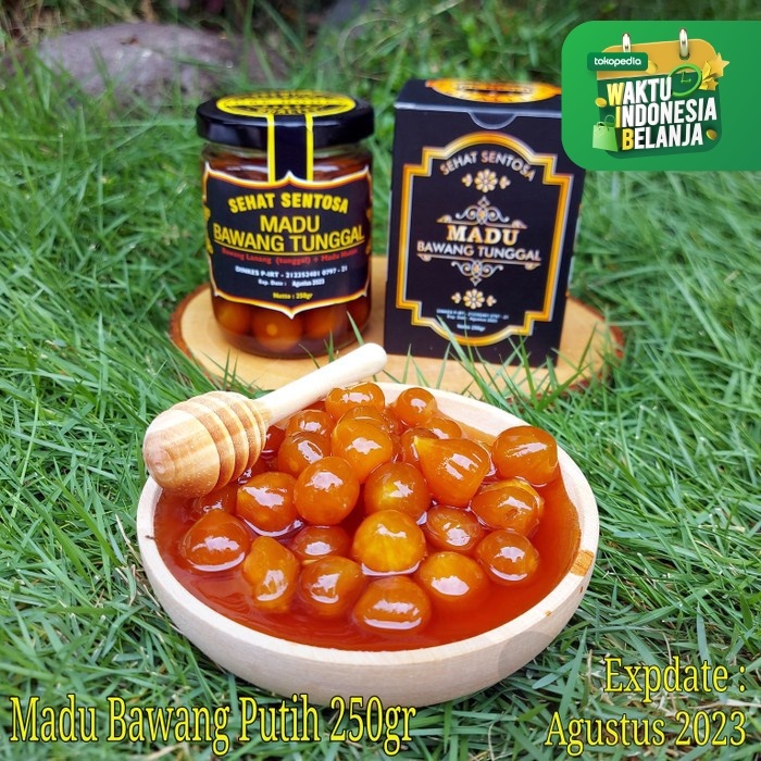 

Madu Bawang Tunggal Import SEHAT SENTOSA 250gram | Madu Bawang Lanang - Putih