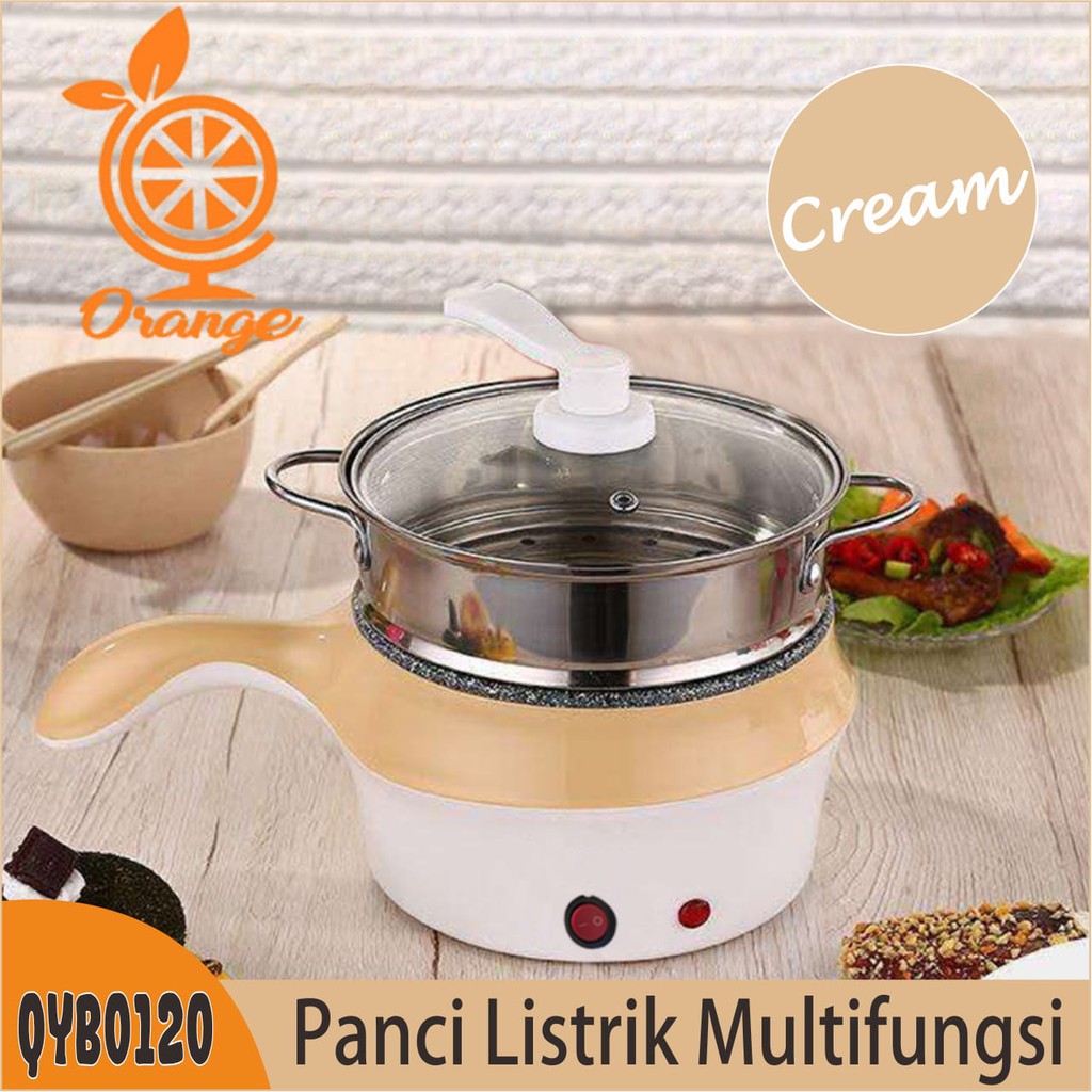 Panci Listrik stainless steel Frypan Elektrik panci listrik Multifungsi Fry Pan serbaguna panci anti lengket