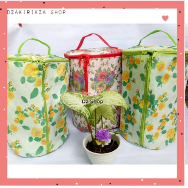 Tas Piring bag piring tempat piring pelindung piring dari debu kain organizer