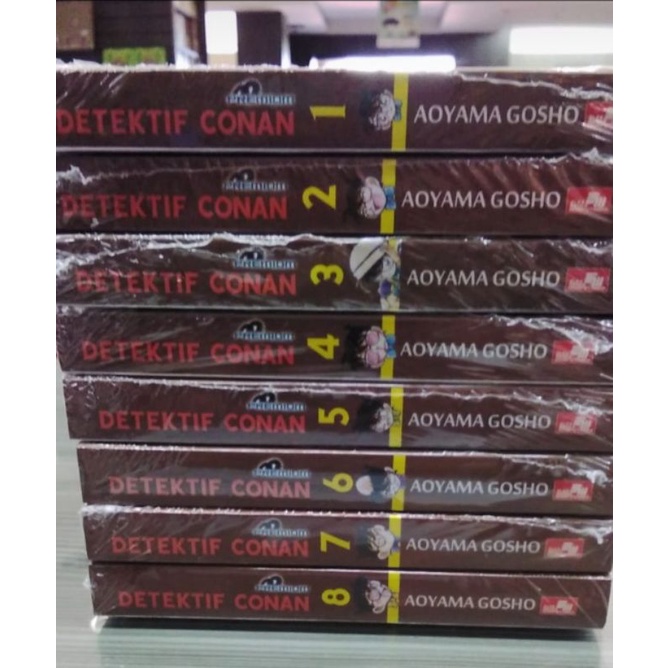 Komik Detektif Conan Premium Set vol 1-8 segel ori lengkap