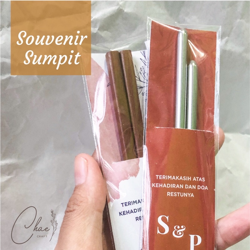 Souvenir | Sumpit Kayu/Stainles