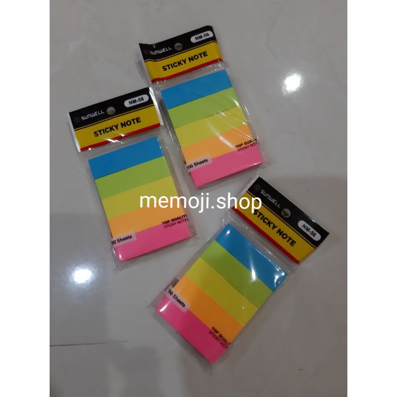 

Memo Sticky Notes 5 Warna 15 x 50mn SUNWELL
