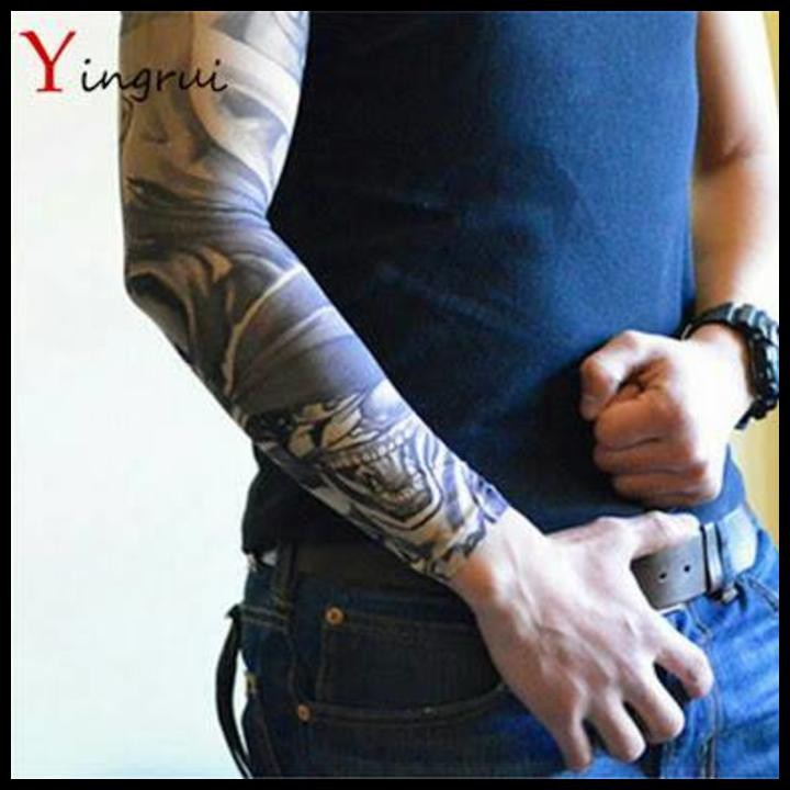 Best Deal Manset Tangan Tato Arm Sleeve Tatoo Tangan Pria Motor Lengan