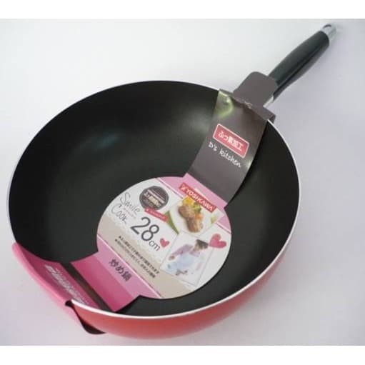 Teflon 28 CM Wok Pan YOSHIKAWA XC-280-01 wajan