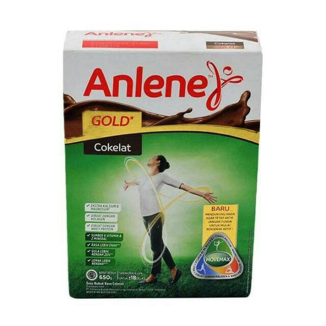 

Susu Anlene Gold rasa cokelat /vanilla 650gr