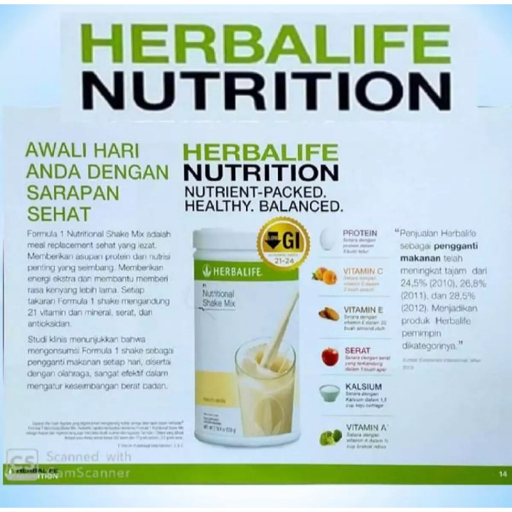 Shake Herbalife Chocomint Diet Sehat Minuman Pengatur Berat Badan Minuman Pelangsing Multivitamin Shopee Indonesia