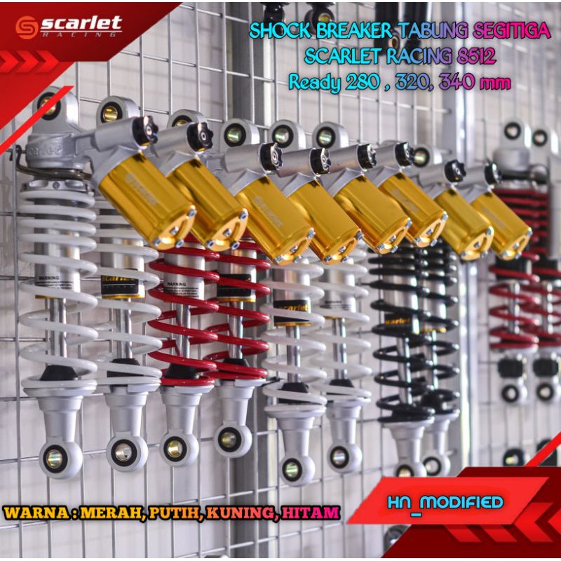 SHOCK BREAKER SCARLET BEBEK TABUNG SEGITIGA 8512 UK 28 32 34