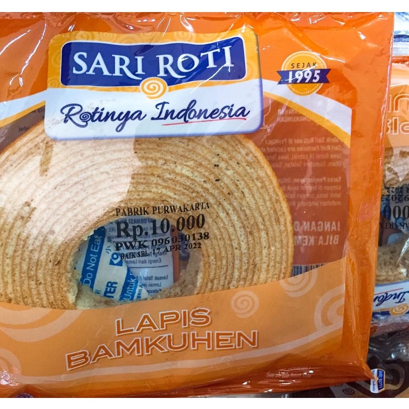 SARI ROTI Lapis Bamkuhen - Kemasan 48 gr