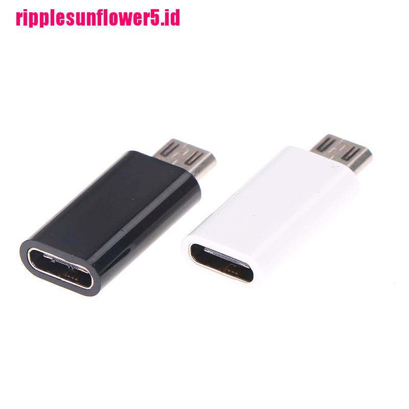 # Kaos T-Shirt Wanita Lengan Pendek Motif Print #Konverter USB Tipe C Female Ke Micro USB Male