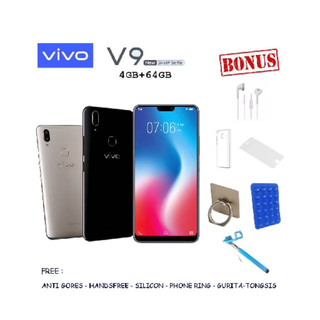 VIVO V9 4GB/64GB (GARANSI RESMI VIVO)